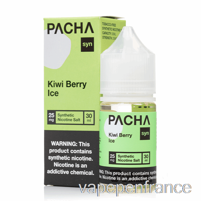 Glace Aux Baies De Kiwi - Sels Syn De Pacha - Stylo Vape 30 Ml 50 Mg